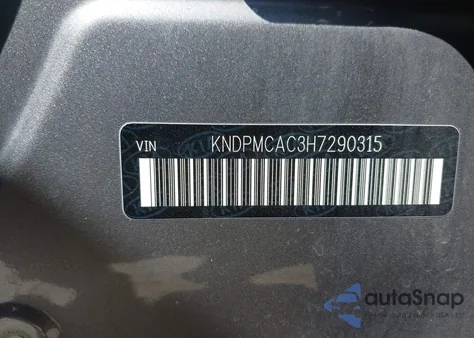 2017 Kia Sportage Lx из США, поврежденный, VIN KNDPMCAC3H7290315